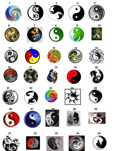 30 personalized yin yang return address labels buy 3 get 1 free (y1) for sale