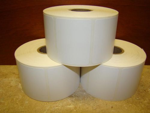 1 roll 3500 2x1.5 direct thermal blank upc labels zebra datamax sato 3&#034; core for sale