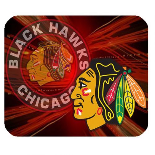 New Durable Custom Mouse Pad Laptop or Dekstop Accessories Chicago Black Hawks 2