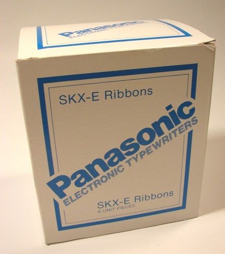 Box of 6 New Vintage Panasonic SKX-E Electronic Typewriter Ribbons