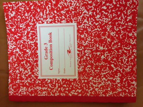 Roaring Spring 77922 Composition Book,Grade 3 Ruled,50 Sheets,9-3/4&#034;x7-3/4&#034;,RD