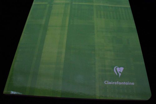 Clairefontaine Staplebound Notebook  8&#034; X 11&#034; Graph Green