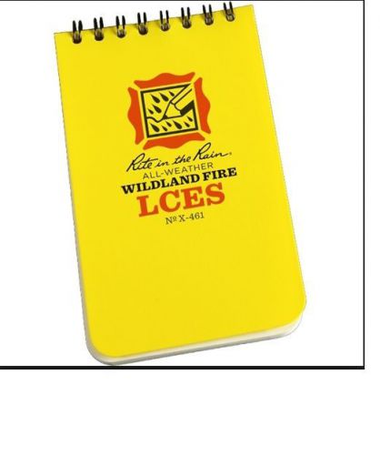 Rite in the Rain X-461 All-Weather LCES Wildland Fire Notebook: INDIV.SOLD
