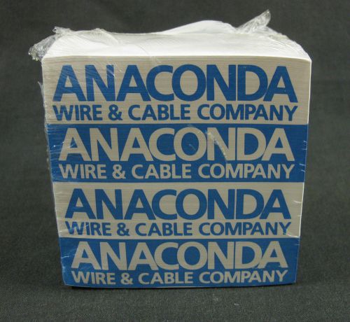 ANACONDA WIRE AND CABLE COMPANY NOTEPAD STACK NOTES PAPER NON STICKY