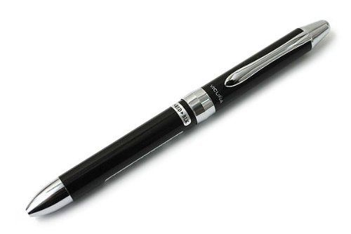 Pentel Vicuna EX 2 Color 0.7 mm Ballpoint Multi Pen 0.5 mm Pencil, Black