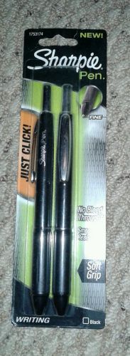 sharpie pens 2 black pen