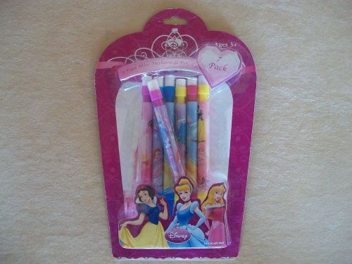 Disney Princess 7 Mini Mechanical Pencils By Tri-Coastal Design, NEW IN PACKAGE!