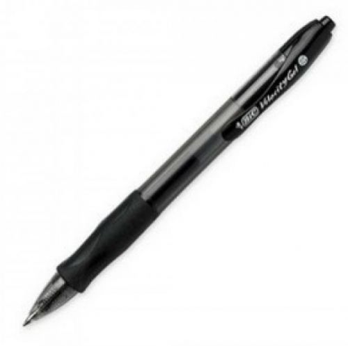 36 BIC Velocity Retractable Black Bold 1.6mm Ballpoint Pens