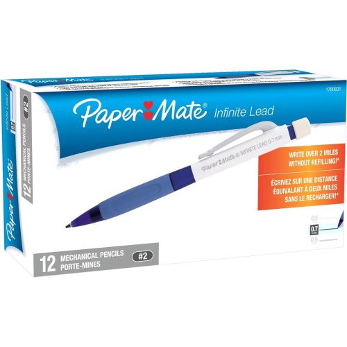 Paper mate infinite lead mechanical pencils - #2 pencil grade - 0.7 (1780831dz) for sale