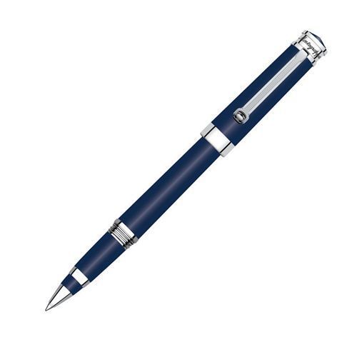 Montegrappa Rollerball Pen Parola - Blue Navy Resin - ISWOTRAD