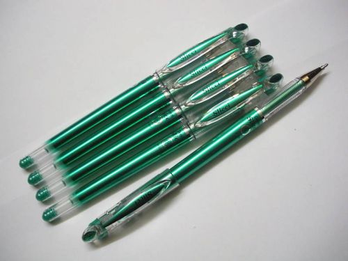 10pcs New Pentel Metallic Slicci 0.8mm roller ball pen ( Green)