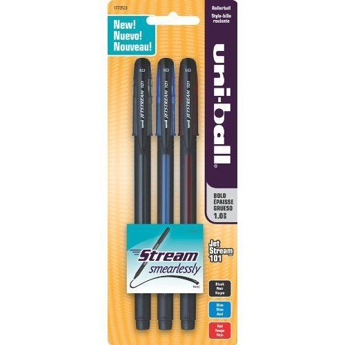 Uni-ball jetstream 101 rollerball pen - bold pen point type - 1 mm (san1772523) for sale
