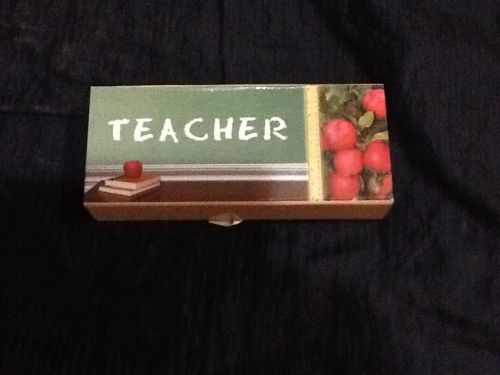 new in box teacher pen and brass book mark great teacher gift