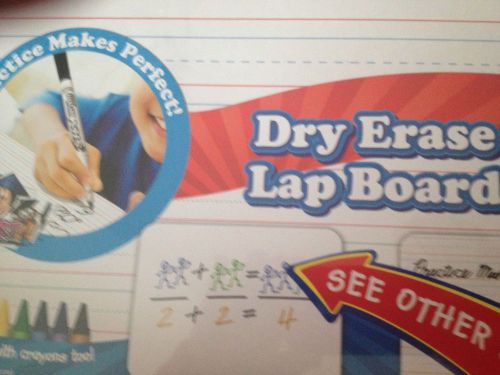 NEW Board Dudes Double Sided Dry Erase Lapboard  9 x 12 Inches (11060-6)