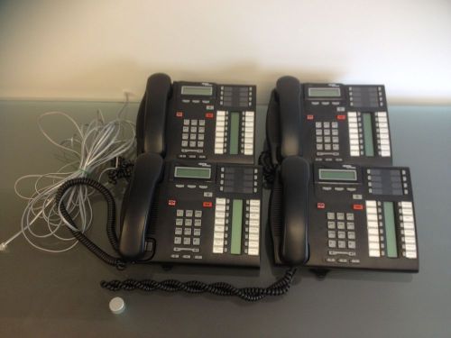 GUC Nortel Networks Norstar Charcoal Office Phones Set of 4!