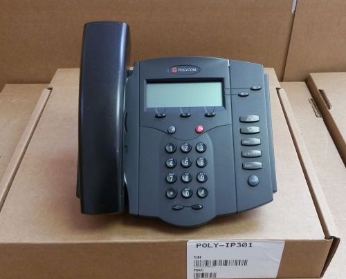 Polycom SoundPoint IP 301 Phone with Power Supply 2201-11301-001