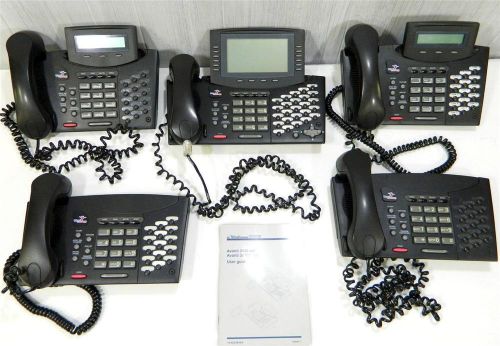 Lot of 5 Office Phones Telrad Avanti 79-610-1000/B, 79-640-0000/C, 79-630-0000/C