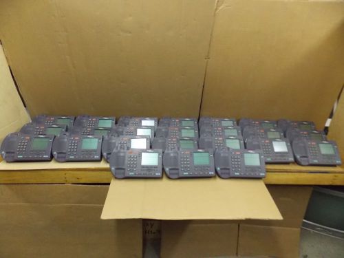 Nortel networks i2004 ip internet telephone ntex00 w/ stands (lot of 24) ^ for sale