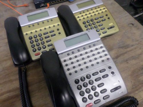 NEC DTH-32D-1, DTH-16D-2, &amp; DTH-8D-2 (BK) BLACK HOME/OFFICE TELEPHONE LOT T3-C1