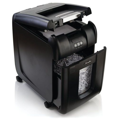 Swingline Paper Shredder, Stack-and-Shred 175X Hands Free, Cross-Cut 175 Sheets