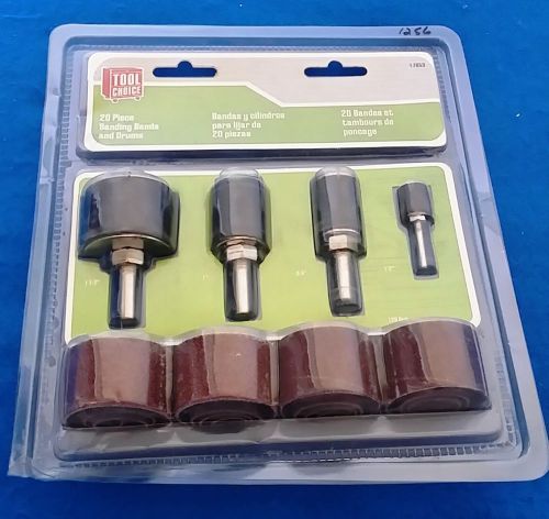 Tool Choice 20 Piece Sanding Bands and Drums 17653 - BRAND NEW