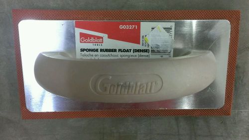 Goldblatt g03271 8-by-4-inch sponge rubber float, dense for sale
