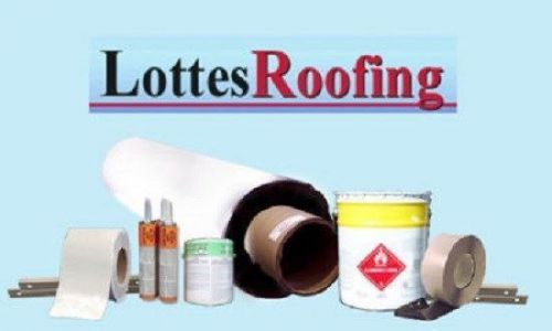 White epdm rubber roofing kit complete - 750 sq.ft by the lottes companies for sale