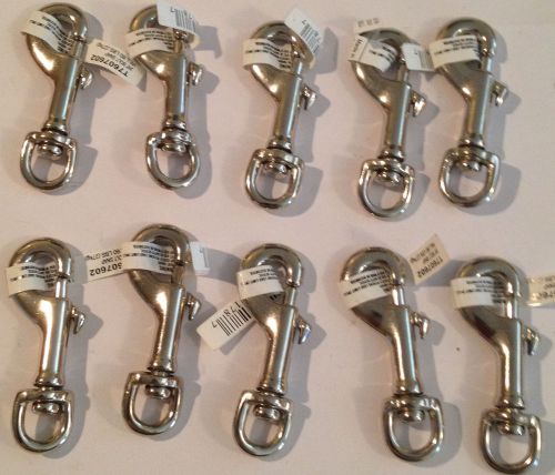 New in bag10/pack campbell chain t7607602 3/8&#034;nckl rndeye swvl bolt snap for sale