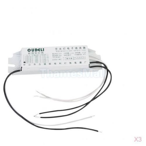 3pcs ac 180-250v fluorescent lamps electronic ballast with lamp socket yz-55a for sale