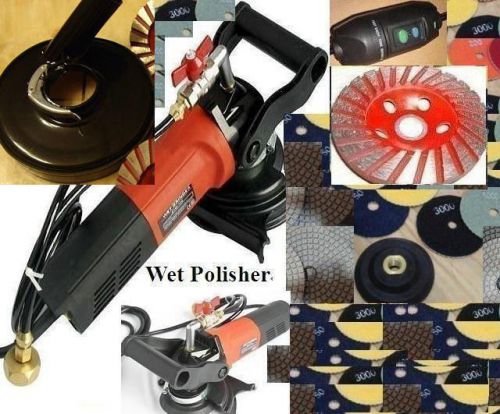 220v 240v wet dry dust free polisher grinder &amp; shroud cover concrete stone tile for sale