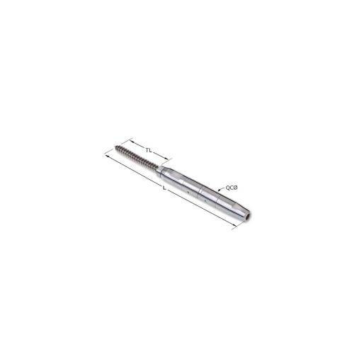 Feeney 9910 Quick-Connect Lag Swivel Turnbuckle for 1/8&#034; Cable Rail