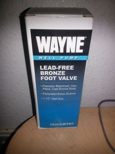 Spring foot valve, lead free bronze, 1-1/2 free shipping in the usa for sale