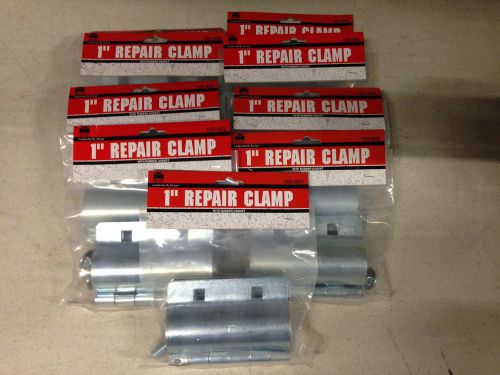 Qty of 9 mueller 1&#034; repair clamp with rubber gaskets 160-805 - new free shipping for sale