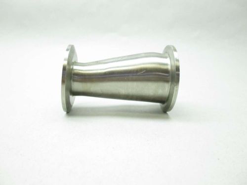 New tri clover 304 sanitary reducer fitting 1 in x 1-1/2 in tri clamp d438547 for sale