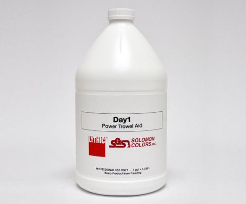 Lythic DAY1 Troweling Aid, Densifier and Curing Agent is a colloidal silica-base