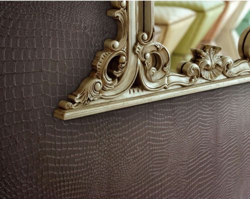 Faux Alligator Leather PVC Wall Paper Furniture Wraper, not adhesive #NB2