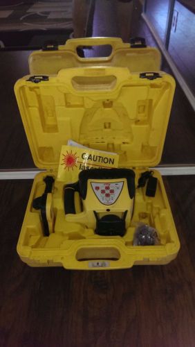 Leica rugby 200 red beam grade laser level/rod-eyes pro for sale