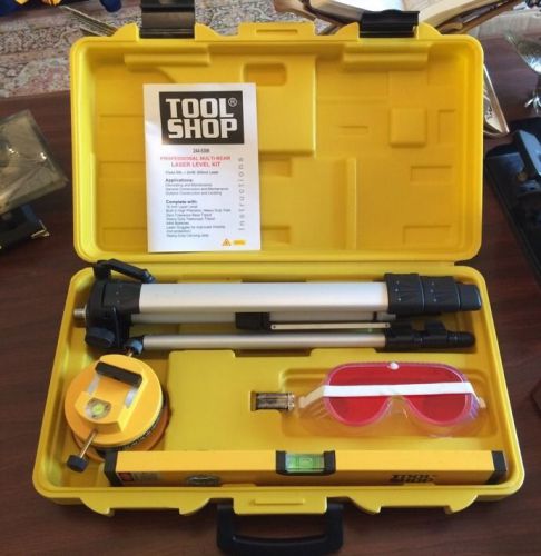 Tool Shop 16 Inch Laser Level With Tripod Kit  244-5306