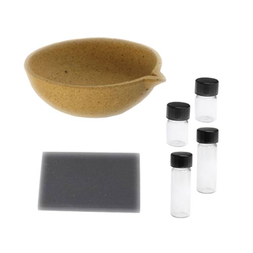 ASR Gold Testing Kit - Melting Pot | Snifter Bottle | Testing Stone &amp; 4 Vials