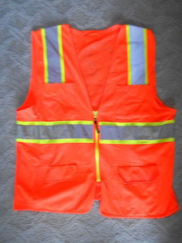 OCCUNOMIX LUX-ATRANS-OS High Visibility Vest,Class 2,Orange,L