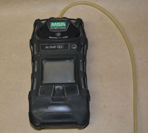 Msa altair 5x personal alarm multi gas detector with charger  lel o2 co h2s so2 for sale