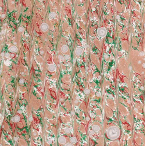 Hand marbled paper 68x48cm 27x19in bookbinding series for sale