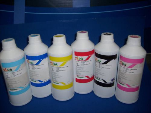 Eco Solvent &#034;CLink&#034; lot of 6 liters CYMKLCLM odorless