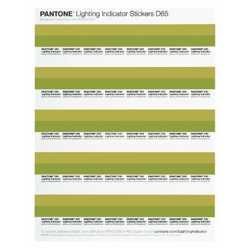 Pantone Lighting Indicator Stickers LNDS-1PK-D65