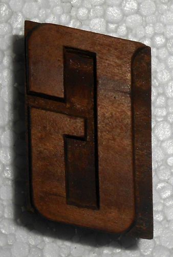 Vintage Letterpress Letter&#034;G&#034;Wood Type Printers Block typography Collection.B33
