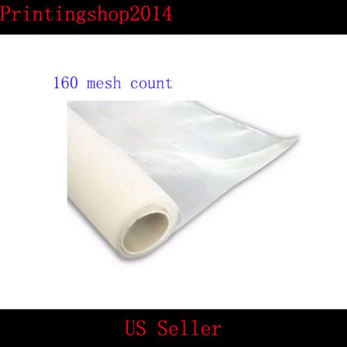 160 mesh silk screen printing screen mesh fabric white - 3 yards (50&#034; width) for sale
