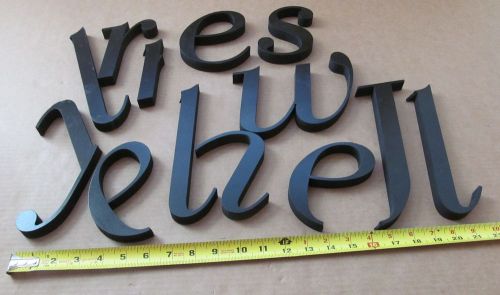 plastic letters approx 6 inch size -
