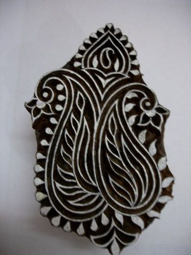 Wooden Hand Carved Designe Printing Block Tattoo Heena Fabrics CHRISTMAS GIFTS