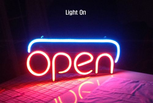 LED OPEN Neon Sign Interior Design Decoration Light Gift Shop Window Sign #1