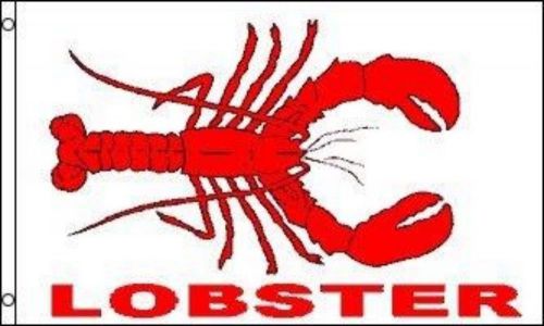 Lobster Flags 3&#039; X 5&#039;  Banners Outdoor Indoor (2 PACK) Pair